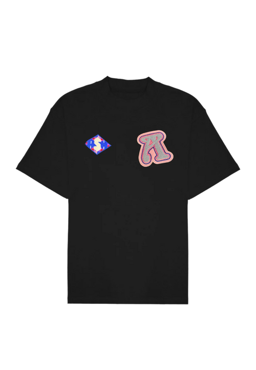 Ashluxe Patch Logo Shortsleeve T-shirt Black – DAGBANA